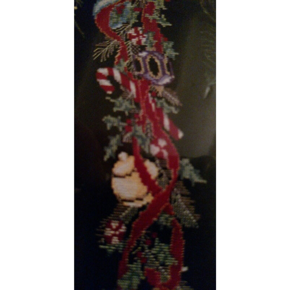 Bell Pull Cross Stitch Kit #1927 Christmas Ornaments finished size 5" x 26" - Picture 6 of 6